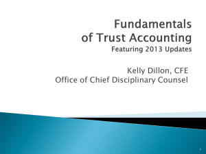 IOLTA and Trust Accounting