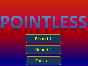 Pointless - Primary Resources
