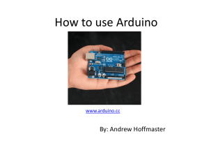 How to use Arduino