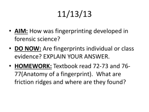 what is a fingerprint? - Sewanhaka Central High School District