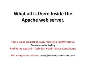 What all is there Inside the Apache web server.