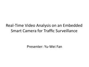 Real-Time Video Analysis on an Embedded Smart Camera