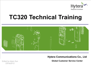 TC320 Technical Training