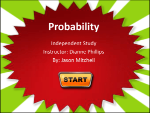 Probability with Starbursts