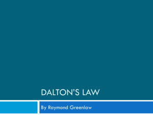 Dalton`s Law - Ray Greenlaw