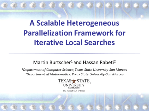 A Scalable Heterogeneous Parallelization Framework for Iterative