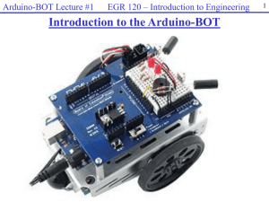 Arduino-BOT Lecture #1