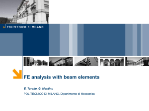 Beam element - Politecnico di Milano