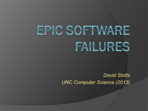 Epic Software Fails