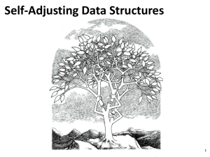 Advanced Data Structures - Department of Computer Science