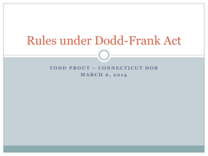 Rules under Dodd-Frank Act - Bcac