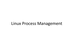 Linux Process Management