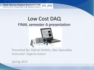 Low Cost DAQ final A - High Speed Digital Systems Lab