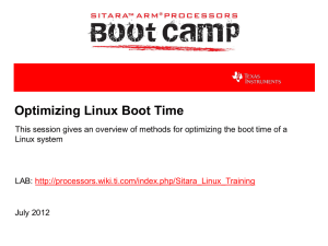 Optimizing Linux Boot Time