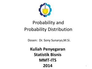 Probability Distribution - Home