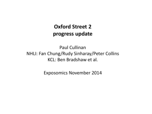 Oxford Street 2, first results