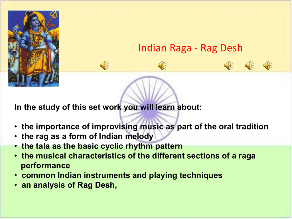 raga desh powerpoint raga form