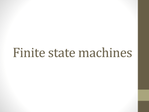 Finite state machines