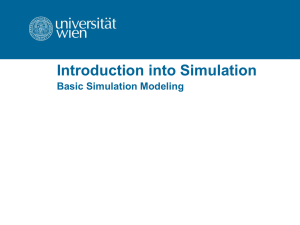 Intro into Simulation