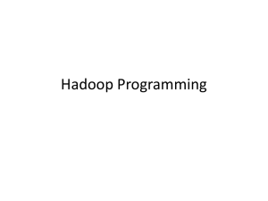 Hadoop Programming Tutorial