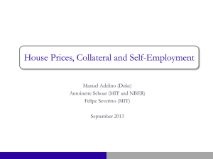[slides] House Prices, Collateral and Self