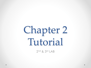 Chapter-2- Tutorial