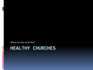 Healthy Church powerpoint