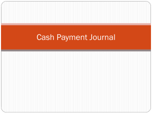 Cash Payment Journal