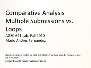Comparative Analysis: Multiple Submissions and Loops