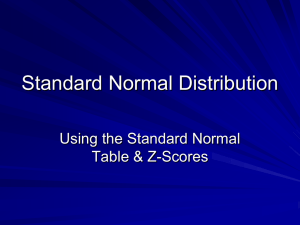 normally distributed