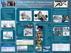 2013 FSAE Chassis Poster