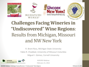 Challenges Facing Wineries in