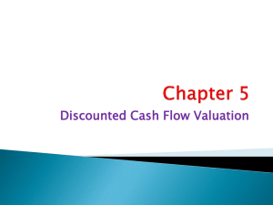 Chapter 05 Discounted Cash Flow Valuation