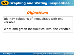 Graph and Solve One
