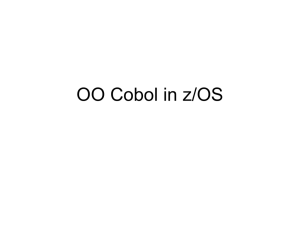 OO Cobol in z/OS - Columbus State University