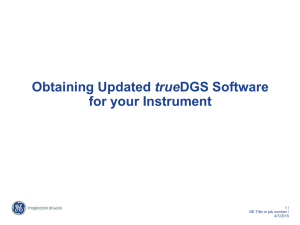 Click this link to Obtain Updated trueDGS software for your instrument.