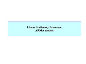 Introduction to ARMA processes