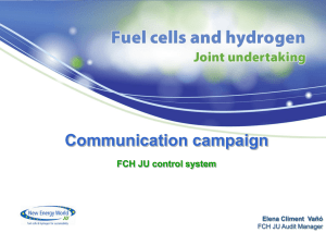 Communication campaign-FCH JU Control System