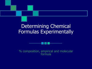 Determining Chemical