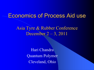 Economics of Process Aid use