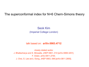 The superconformal index for N=6 Chern-Simons theory