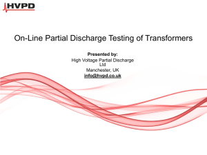 On-line PD testing & Diagnosis of Transformers