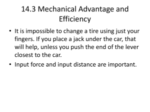 mechanical advantage