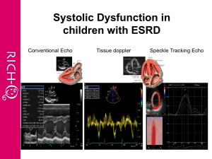 Systolic Dysfunction in children with ESRD - Rich-Q