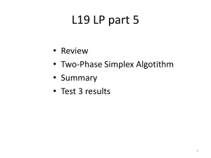 L19 LP Two_Phase Simplex