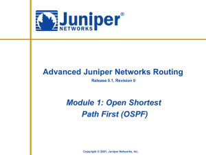 Open Shortest Path First (OSPF) - J-Net Community
