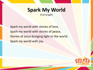 Spark My World (Spark Theme Song – full length)