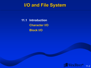 11. IO File System