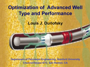 Optimization of Advanced Well Type and Performance