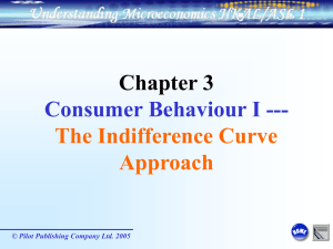 Ch 3 Indifference curve approach